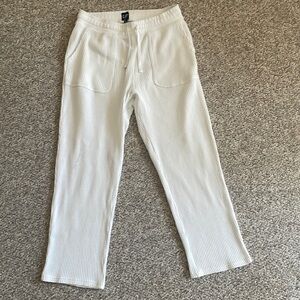 Waffle knit gap sweatpants
